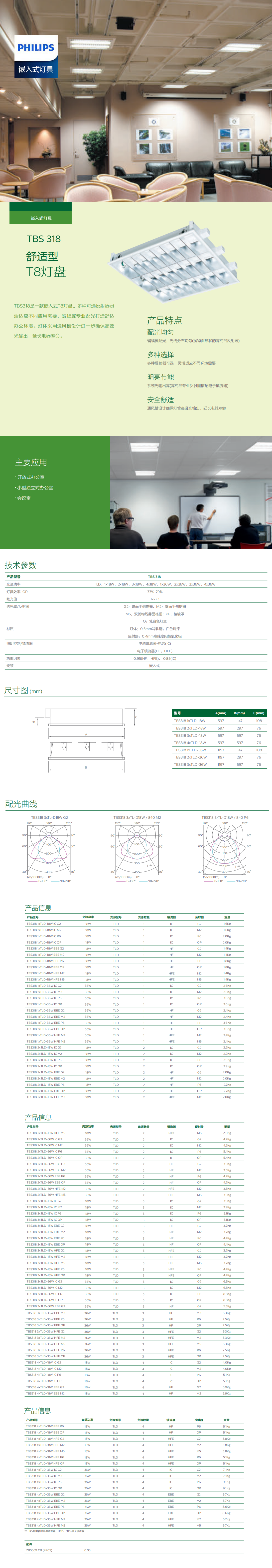 嵌入式燈具TBS318-T8燈盤(pán).png